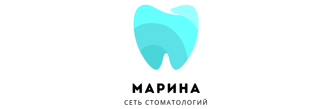 Логотип стоматологии «Марина»